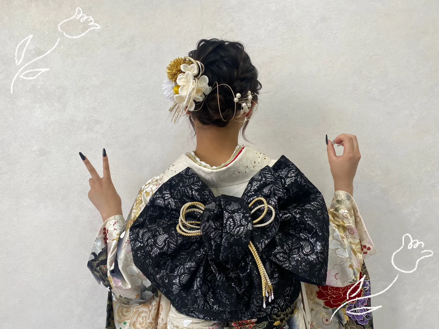 振袖レンタル　奈良　橿原　かわいい　おしゃれ　個性派　かわいい　かっこいい　くすみ　イマドキ　