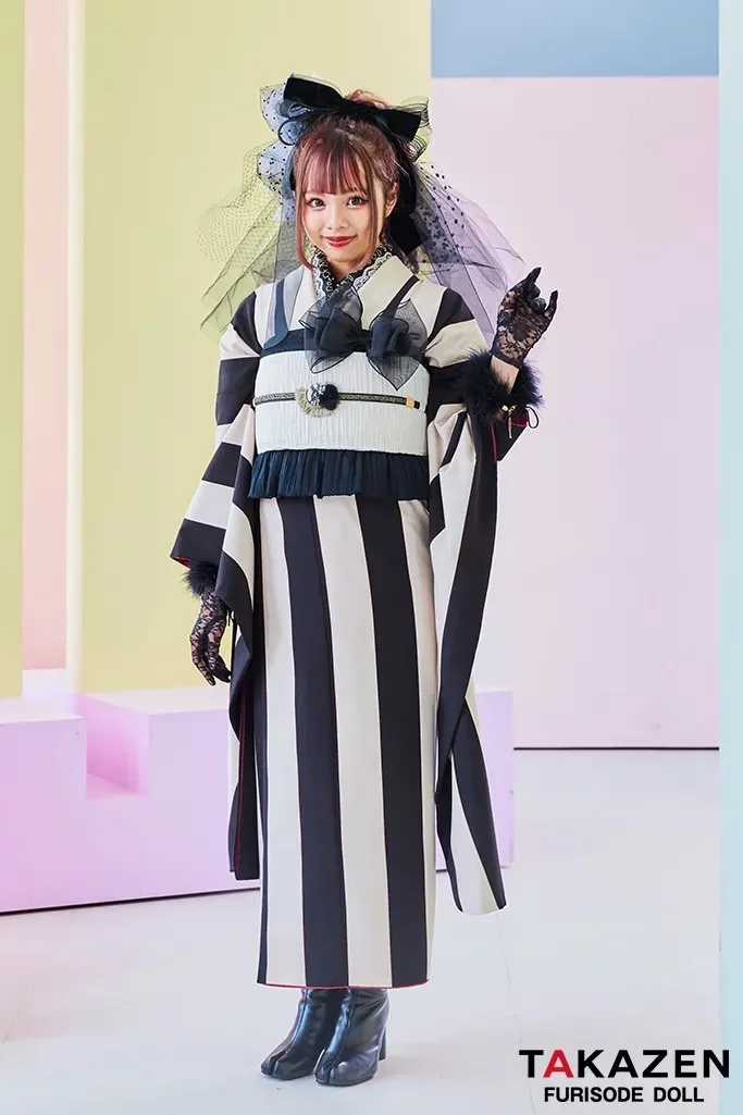振袖レンタル　奈良　橿原　かわいい　おしゃれ　個性派　かわいい　かっこいい　くすみ　イマドキ　あいさちゃん　今日好き　