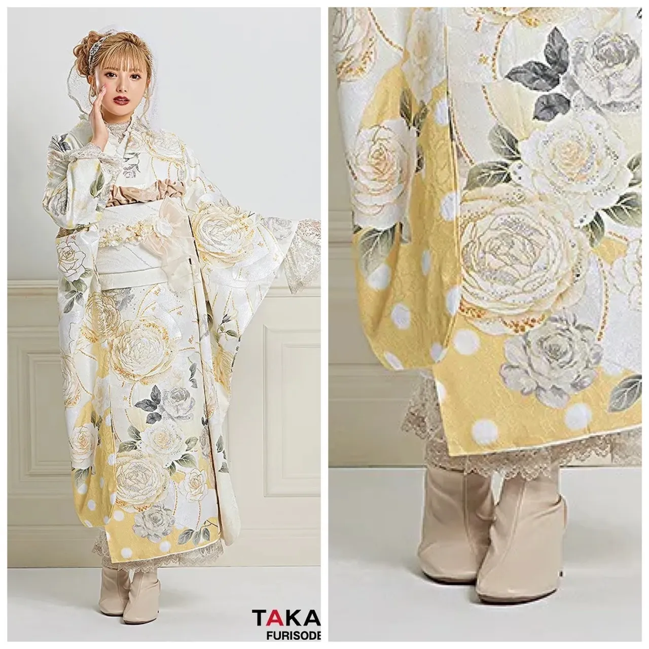 振袖レンタル　奈良　橿原　かわいい　おしゃれ　個性派　かわいい　かっこいい　くすみ　イマドキ　