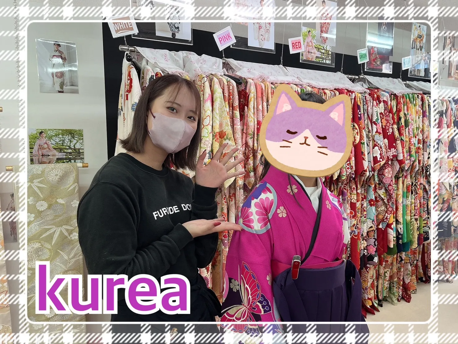 【TAKAZEN奈良店】28日♡パキっとしたビビットカラーがかわいいキュートすぎる卒業式袴姫ちゃん♡
