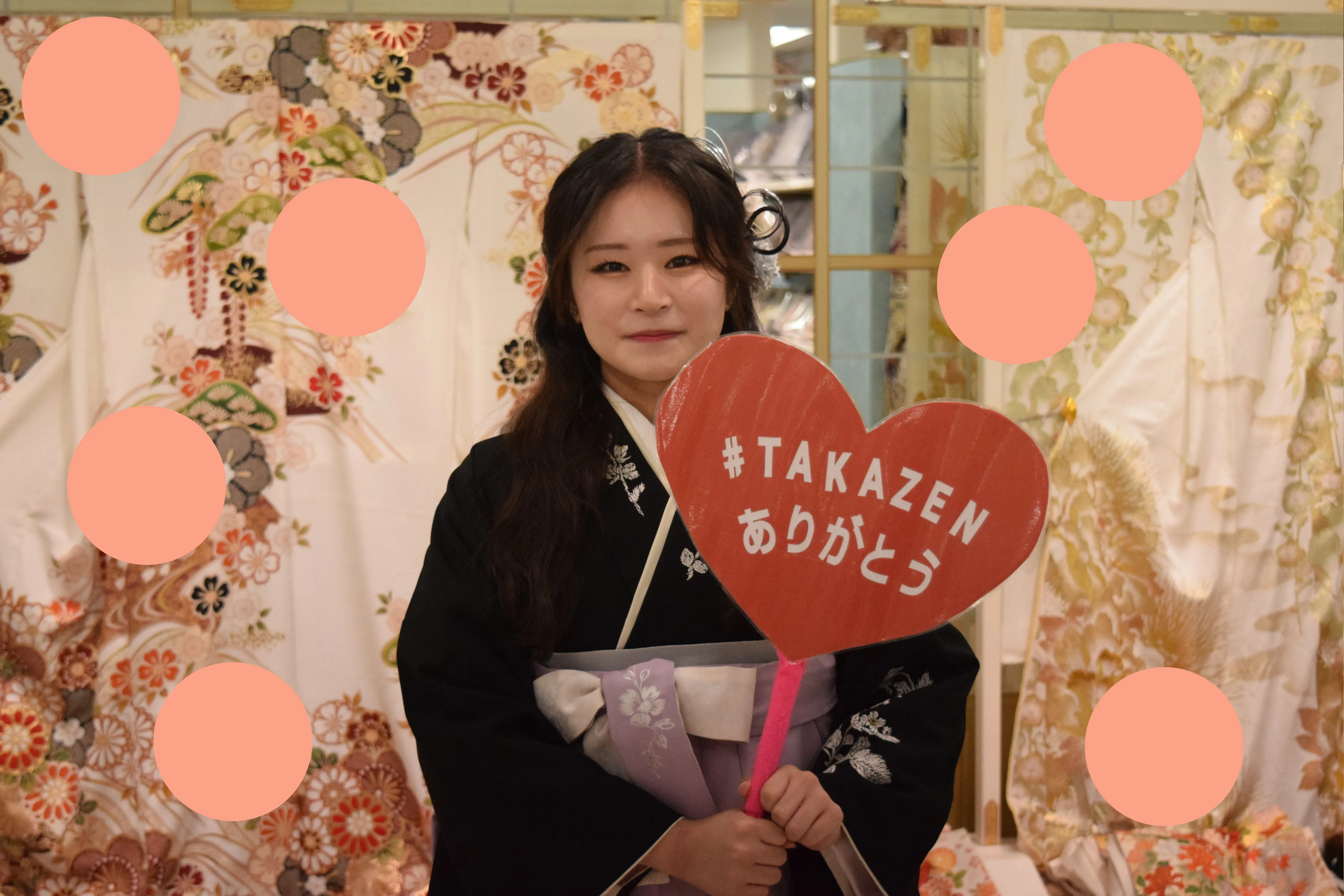 前撮り　袴　撮影会　無地