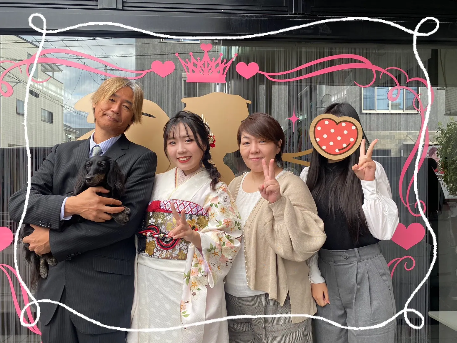 振袖　レンタル　奈良　前撮り撮影会　かわいい　白　古典