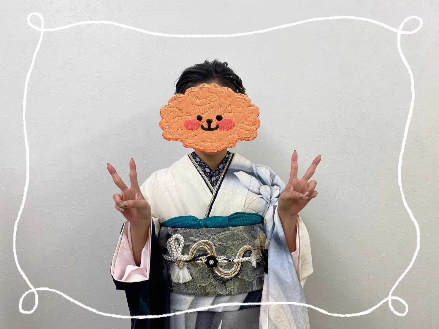 振袖　レンタル　奈良　前撮り撮影会　かわいい　白　古典