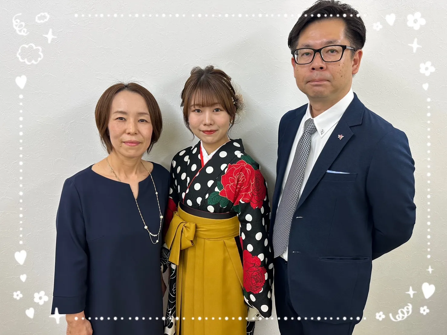 袴　前撮り撮影会　可愛い　オシャレ　レトロ古典　ブラック
