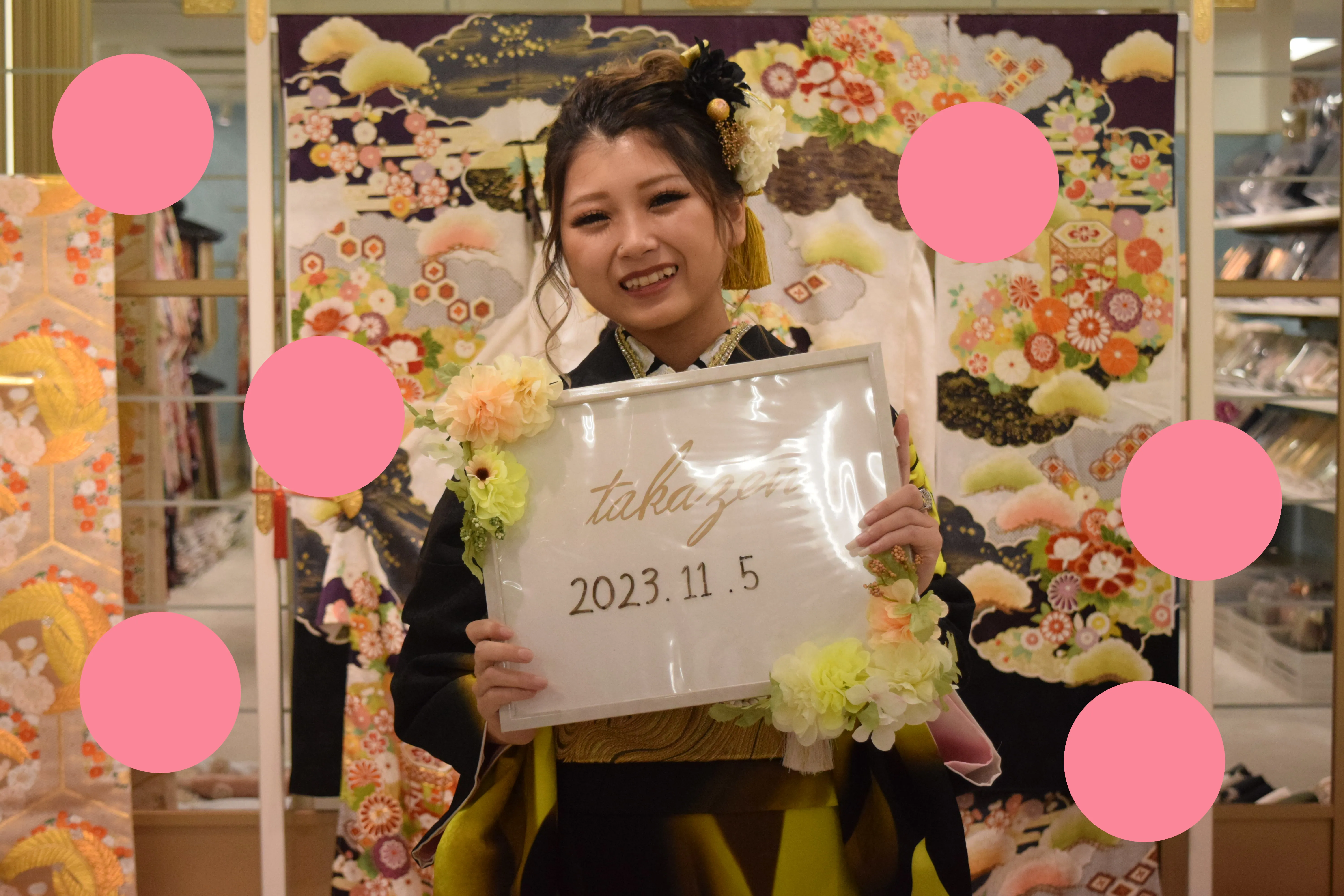 前撮り　振袖　撮影会　モード