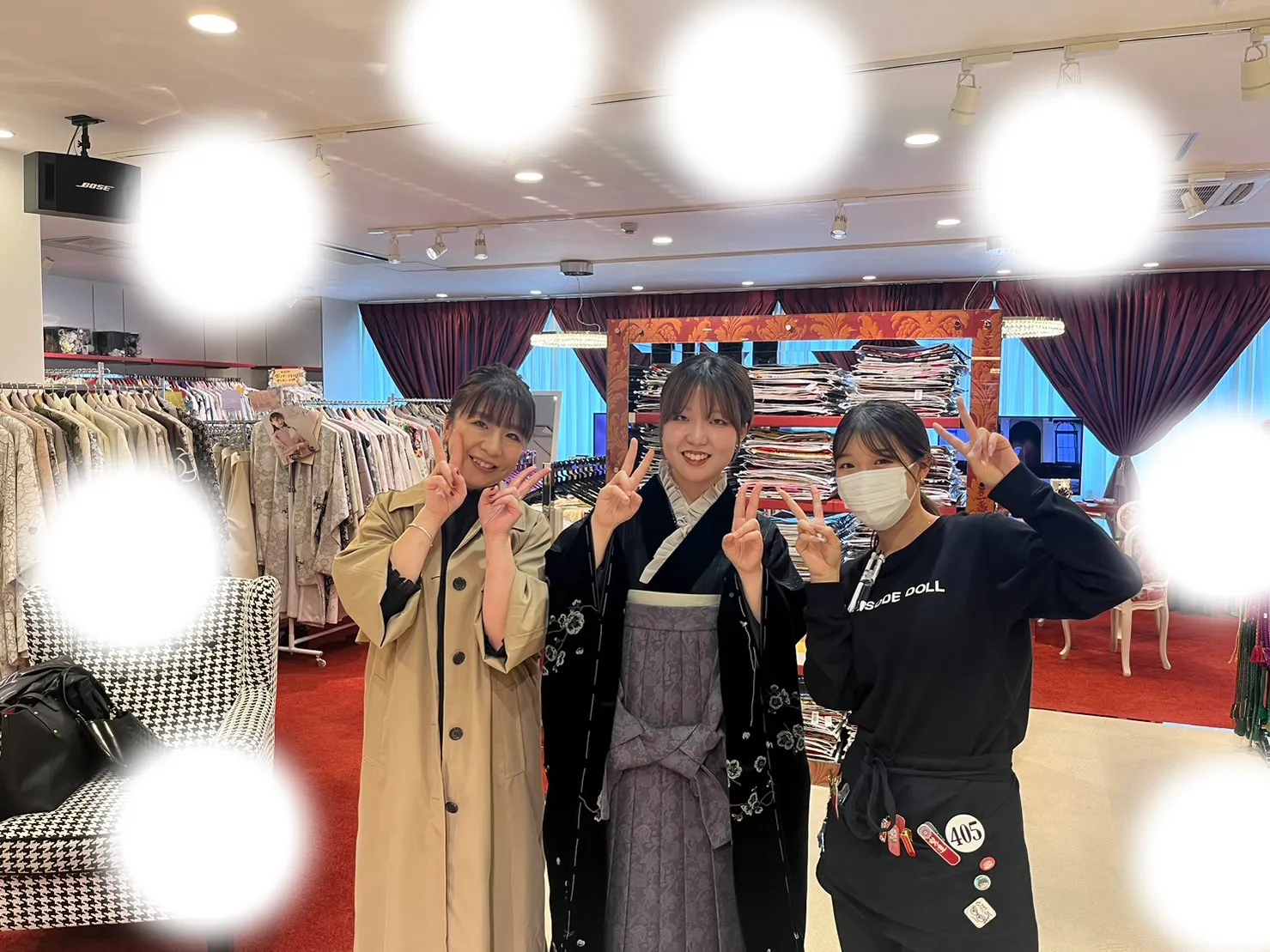 袴レンタル　振袖レンタル　くすみ　キラキラ　かわいい　梅田　大阪　安い　イマドキ　古典　くすみカラー　前撮り　ヴィンテージ　渋い
