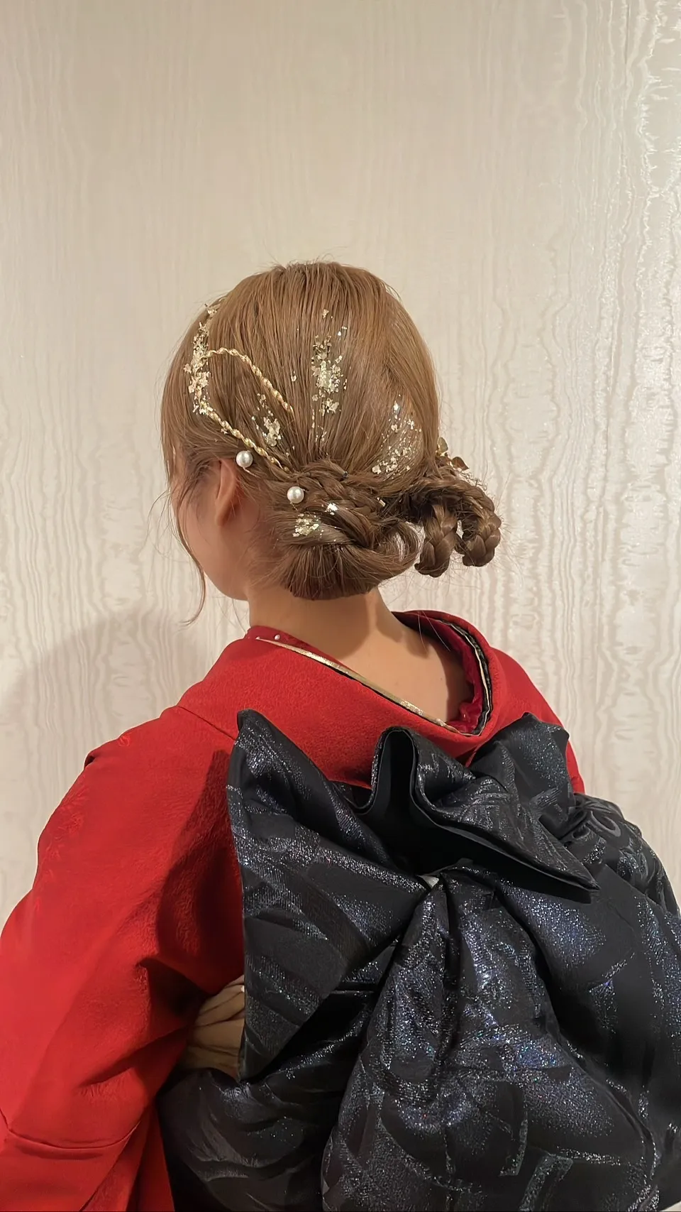 成人式 前撮り 梅田 ヘアアレンジ