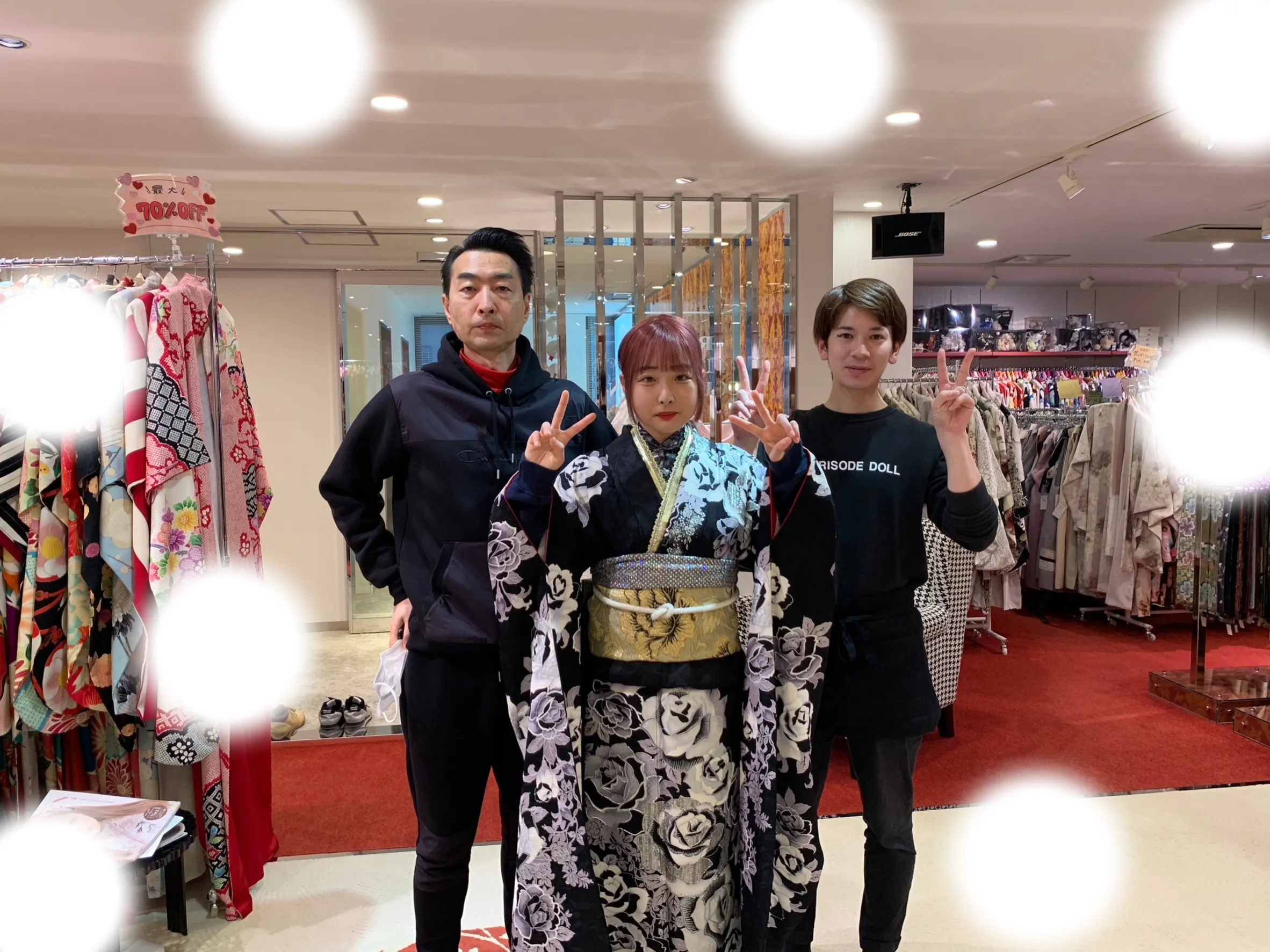【TAKAZEN大阪梅田本店】♡13日　お写真プランでモードのキラキラお振袖の姫ちゃん♡