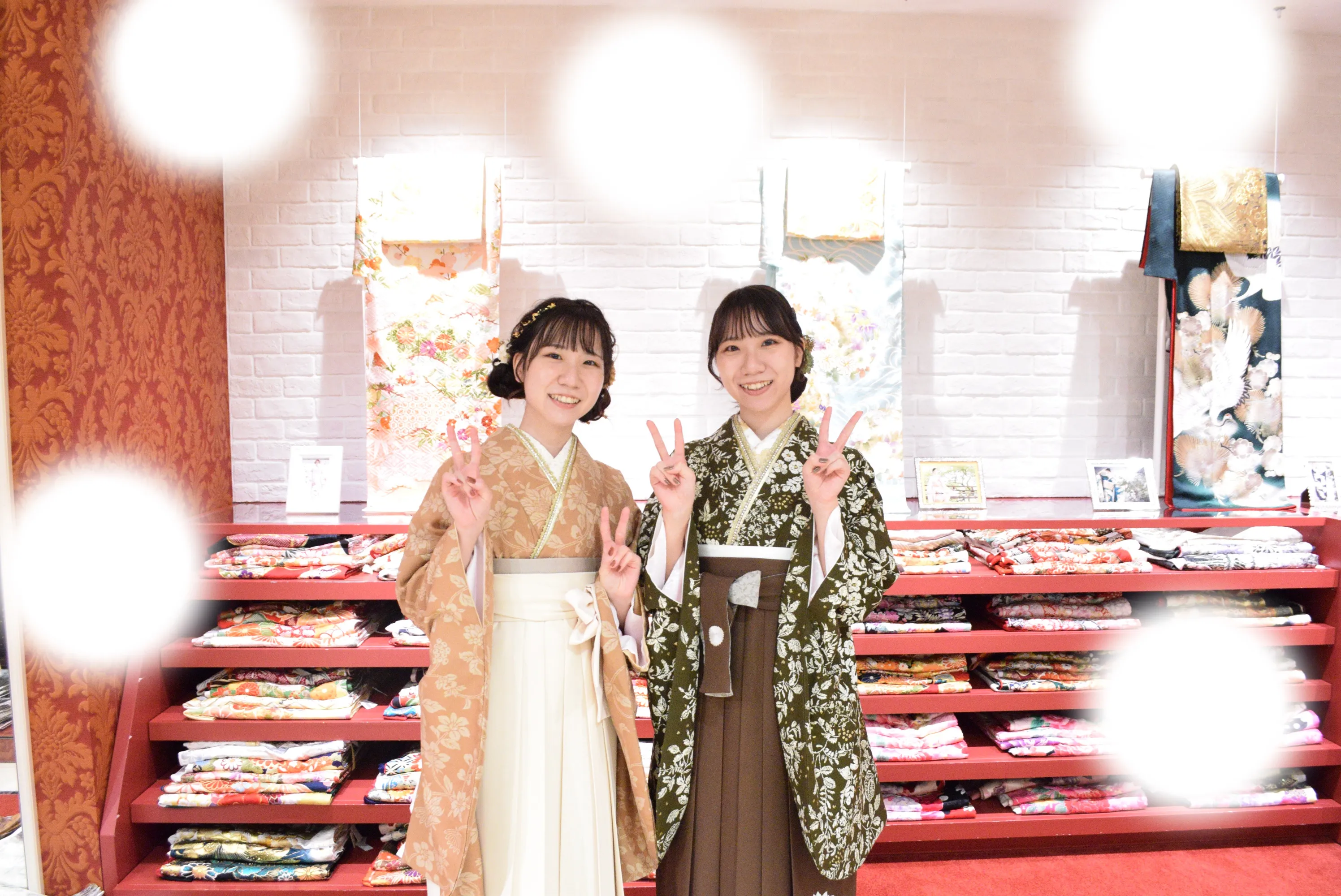 成人式　前撮り　梅田　袴　くすみカラー　かわいい　イマドキ　淡色　古典　タカゼン　撮影