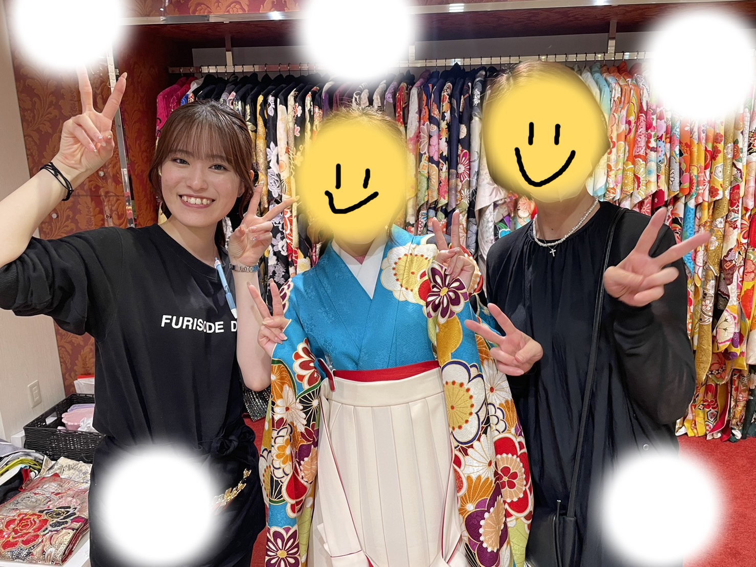 袴レンタル　振袖レンタル　くすみ　キラキラ　かわいい　梅田　大阪　安い　イマドキ　古典　くすみカラー　前撮り　ヴィンテージ　渋い