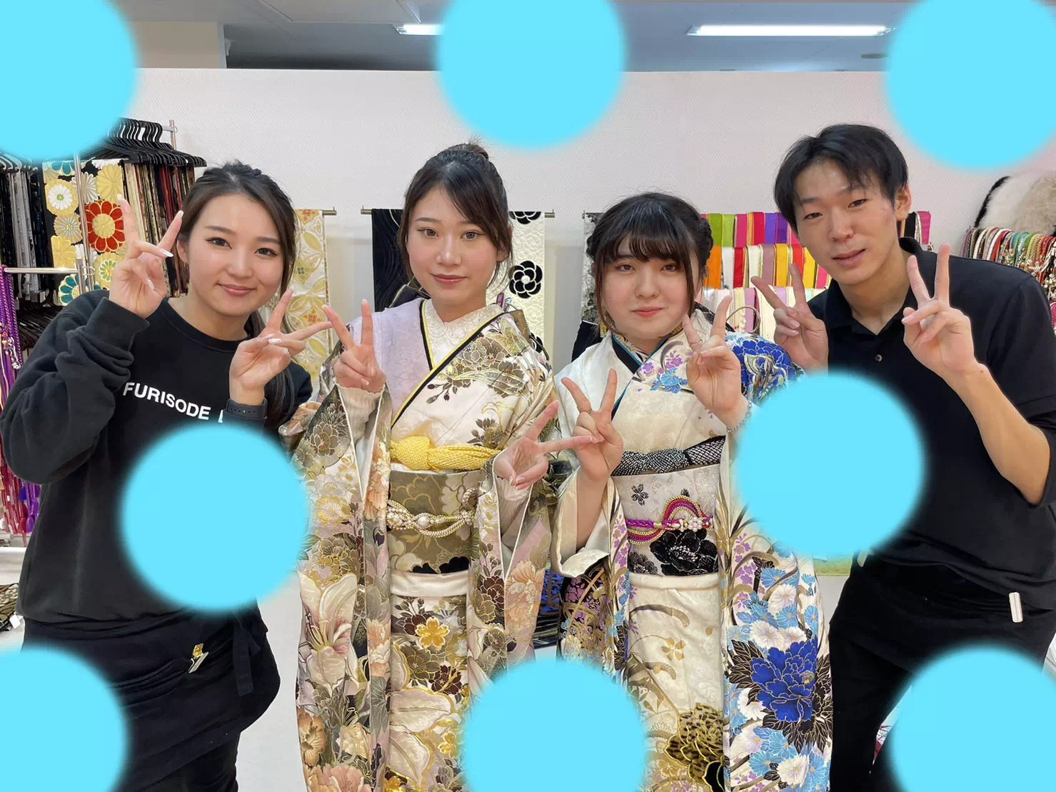 TAKAZEN神戸店　成人式　振袖　レンタル　古典柄　モード　かっこいい　おしゃれ　