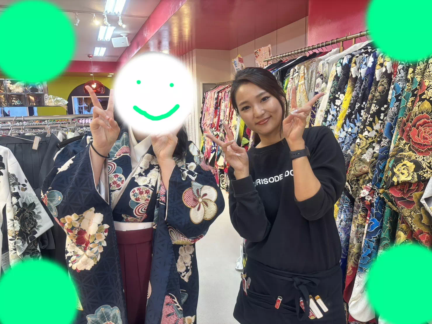 TAKAZEN神戸店　袴　卒業式　　かわいい　被らない