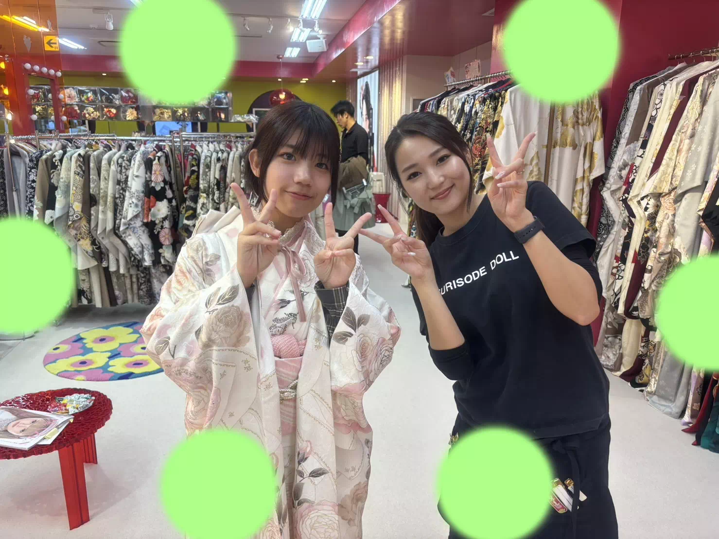 TAKAZEN神戸店　Chanel　前撮り撮影会　イマドキ　カワイイ　コディネート　振袖　レンタル　袴　