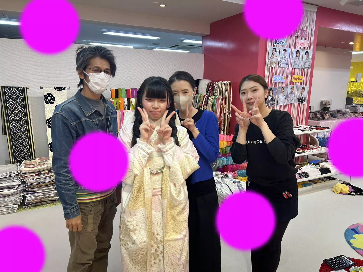 TAKAZEN神戸店　振袖　前撮り撮影会　イマドキ　カワイイ　コディネート　振袖　レンタル　袴　