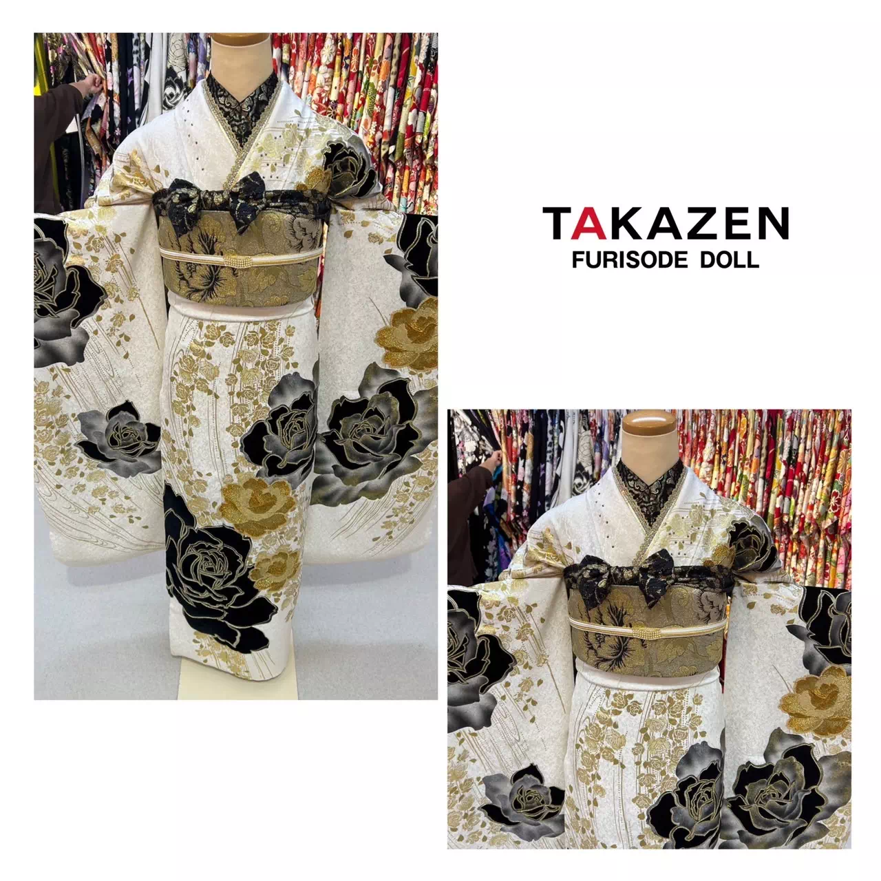 TAKAZEN神戸店　前撮り撮影会　イマドキ　カワイイ　コディネート　振袖　レンタル　袴　
