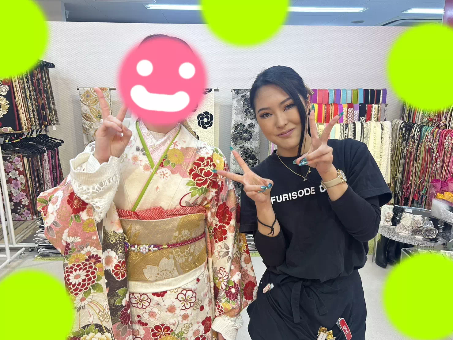 TAKAZEN神戸店　振袖　古典　かわいい　成人式　イマドキ　