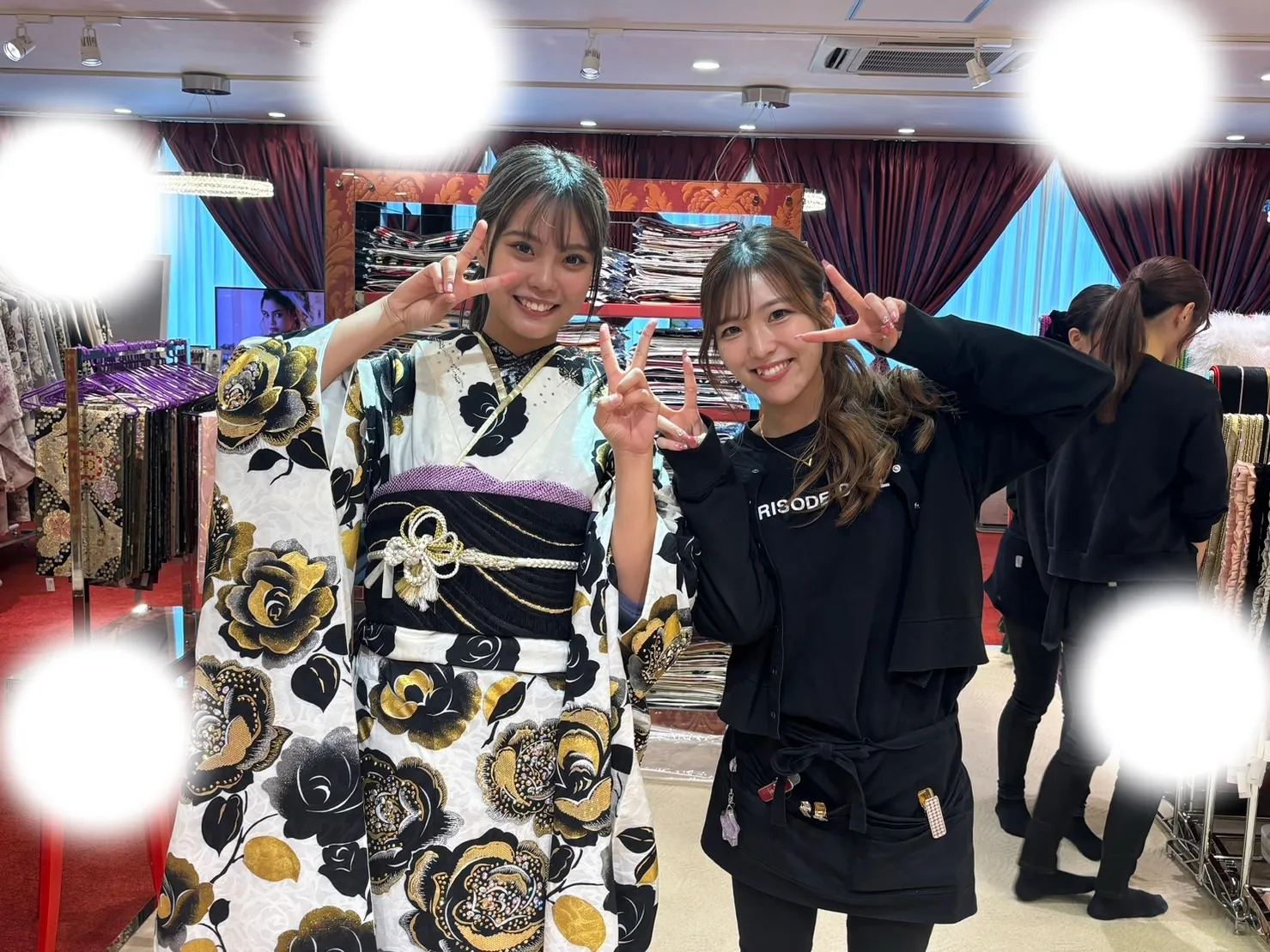袴レンタル　振袖レンタル　くすみ　キラキラ　かわいい　梅田　大阪　安い　イマドキ　古典　くすみカラー　前撮り　ヴィンテージ　渋い