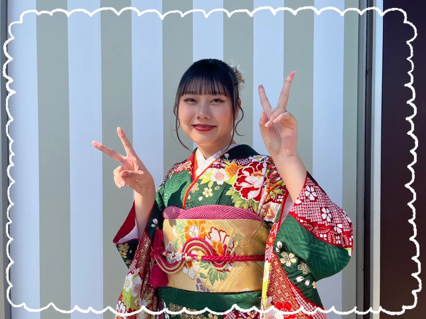 振袖レンタル　奈良　橿原　かわいい　おしゃれ　個性派　かわいい　かっこいい　くすみ　イマドキ　