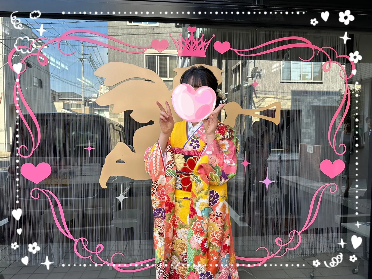 振袖　レンタル　奈良　黄色　古典柄　華やか　可愛い　TAKAZEN　人気