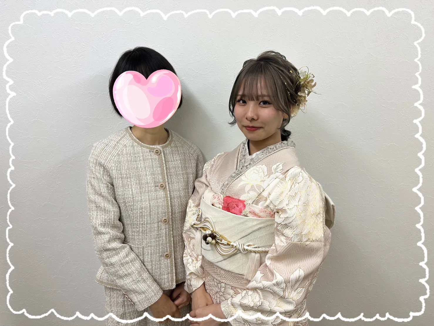 振袖　前撮り撮影会　レンタル　おしゃれ　かわいい　くすみカラー　レース