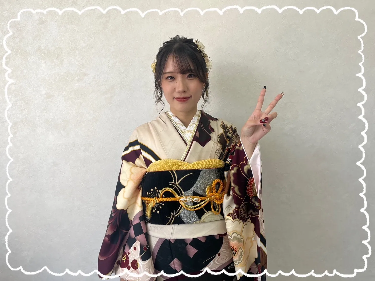 振袖レンタル　奈良　橿原　かわいい　おしゃれ　個性派　かわいい　かっこいい　くすみ　イマドキ　