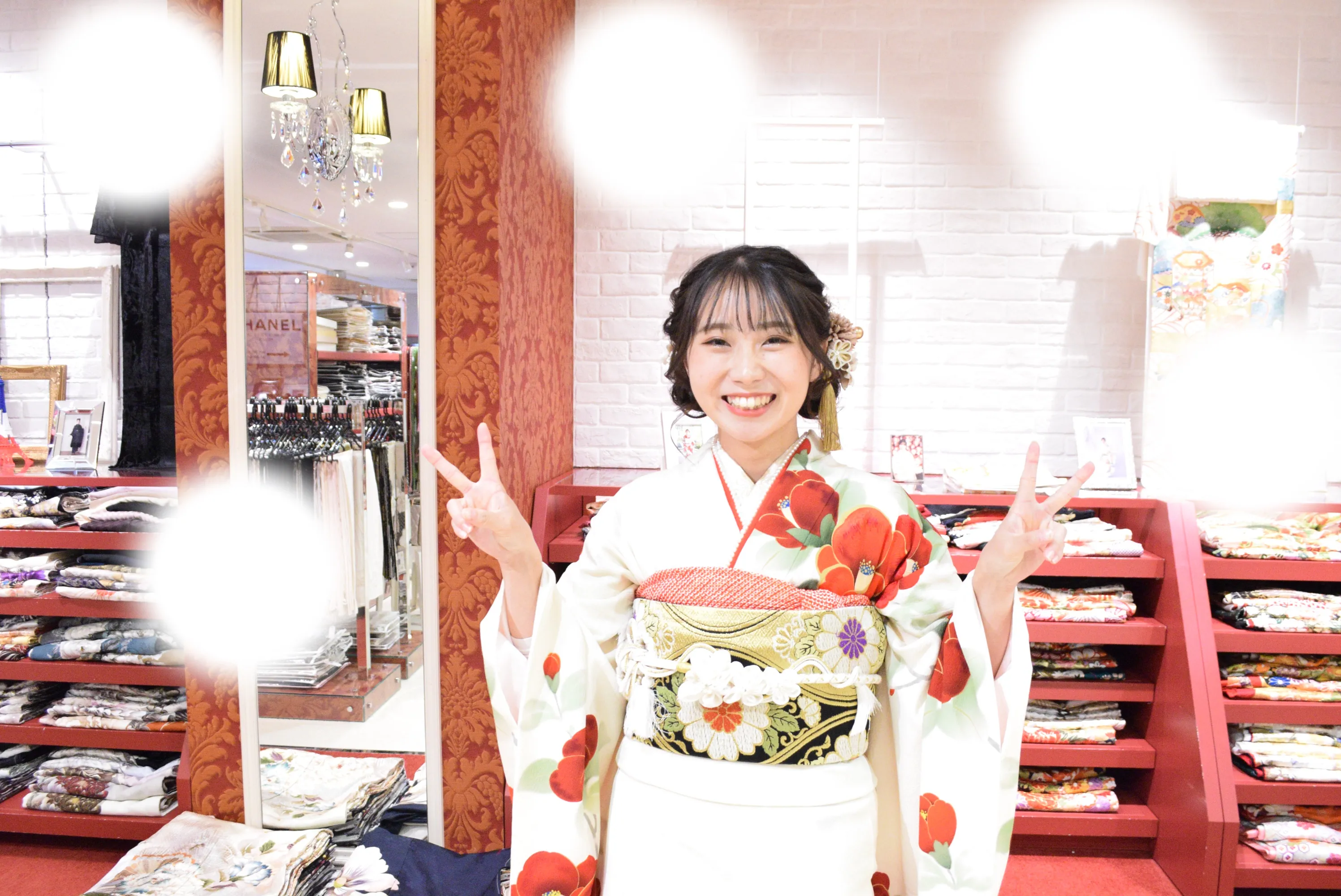成人式　前撮り　梅田　袴　くすみカラー　かわいい　イマドキ　淡色　古典　タカゼン　撮影
