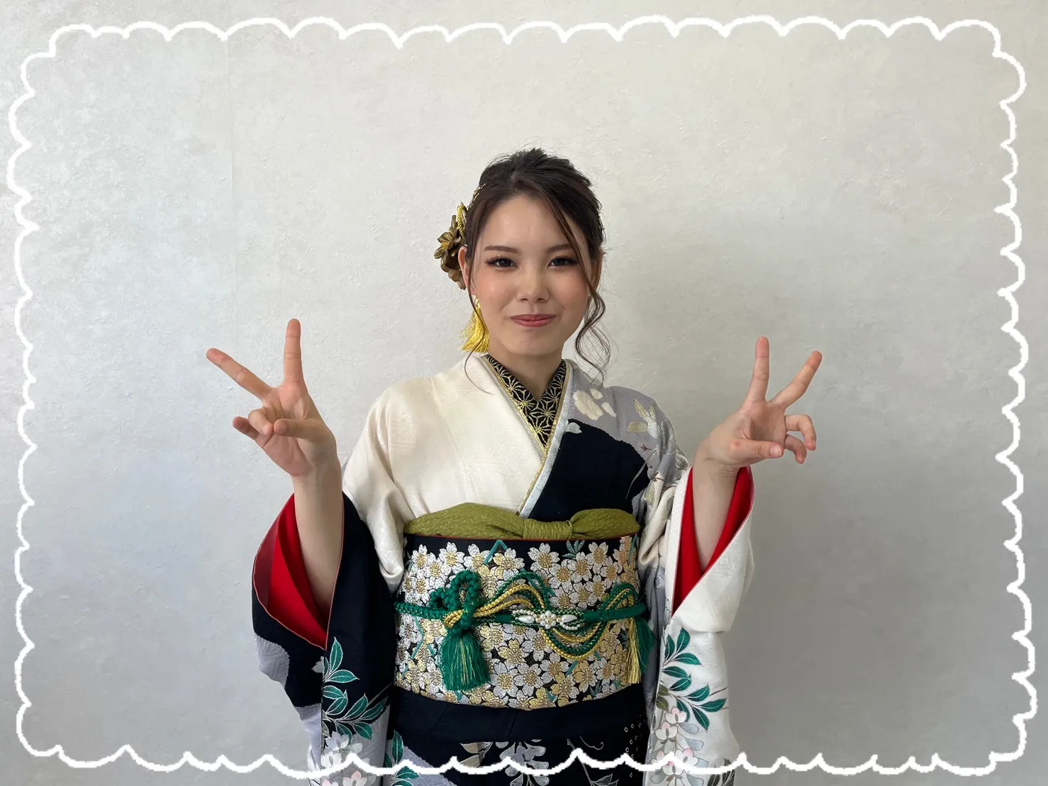振袖レンタル　奈良　橿原　かわいい　おしゃれ　個性派　かわいい　かっこいい　くすみ　イマドキ　