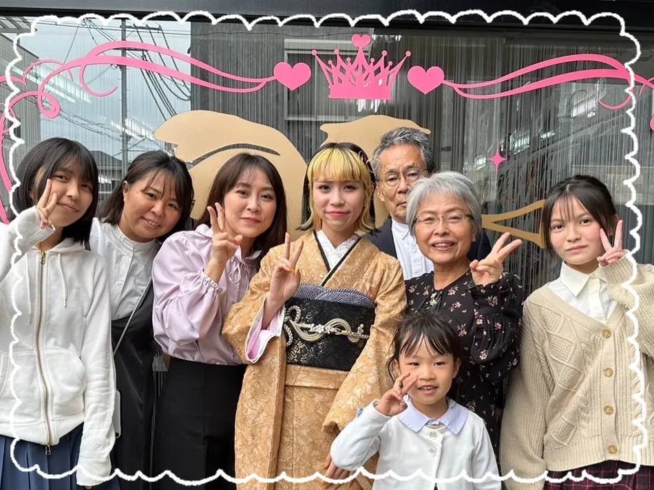振袖　レンタル　奈良　人気　かわいい　前撮り撮影会　成人式前撮り　ベージュ　レース振袖