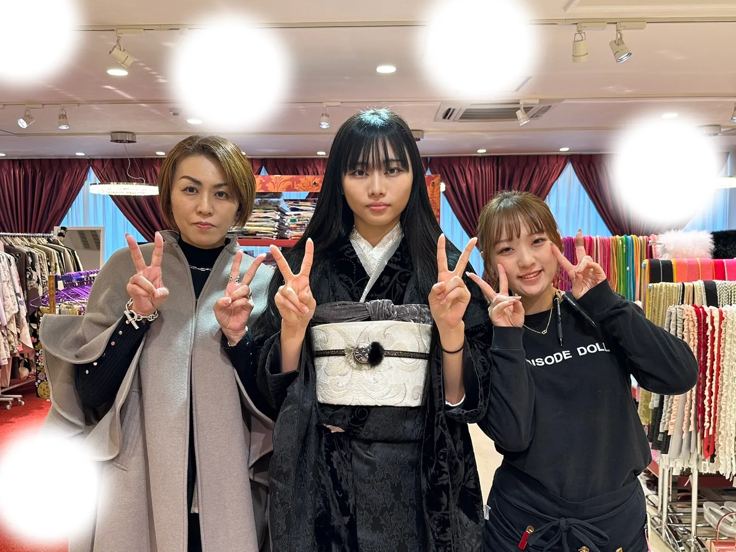 成人式　前撮り　梅田　袴　くすみカラー　かわいい　イマドキ　淡色　古典　タカゼン　撮影