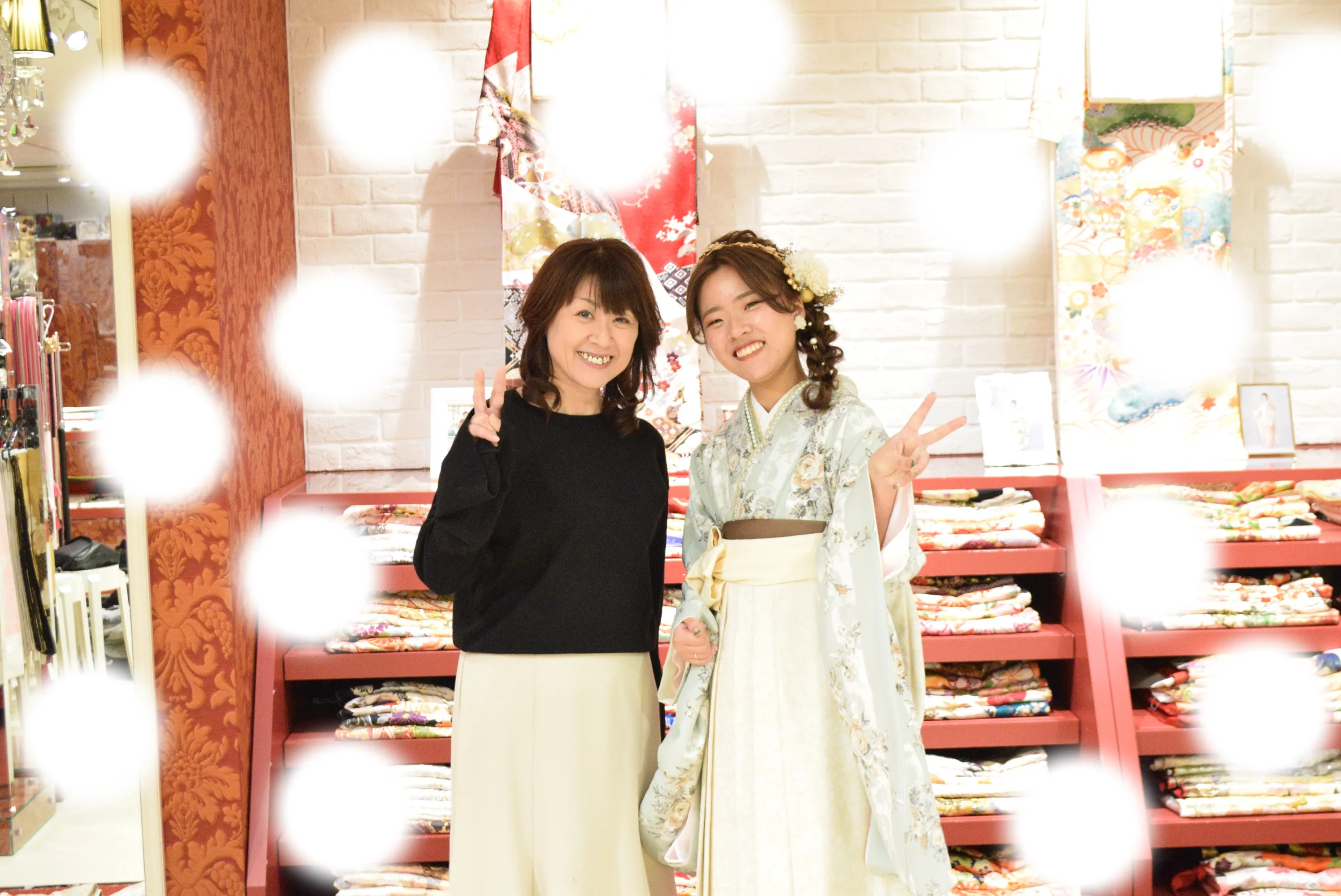 成人式　前撮り　梅田　袴　くすみカラー　かわいい　イマドキ　淡色　古典　タカゼン　撮影