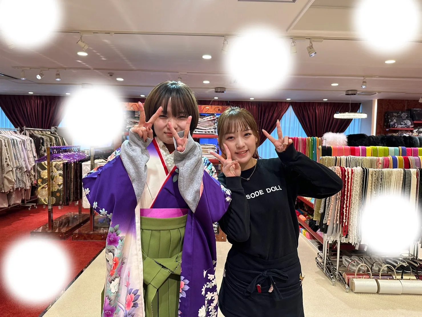 袴レンタル　振袖レンタル　くすみ　キラキラ　かわいい　梅田　大阪　安い　イマドキ　古典　くすみカラー　前撮り　ヴィンテージ　渋い