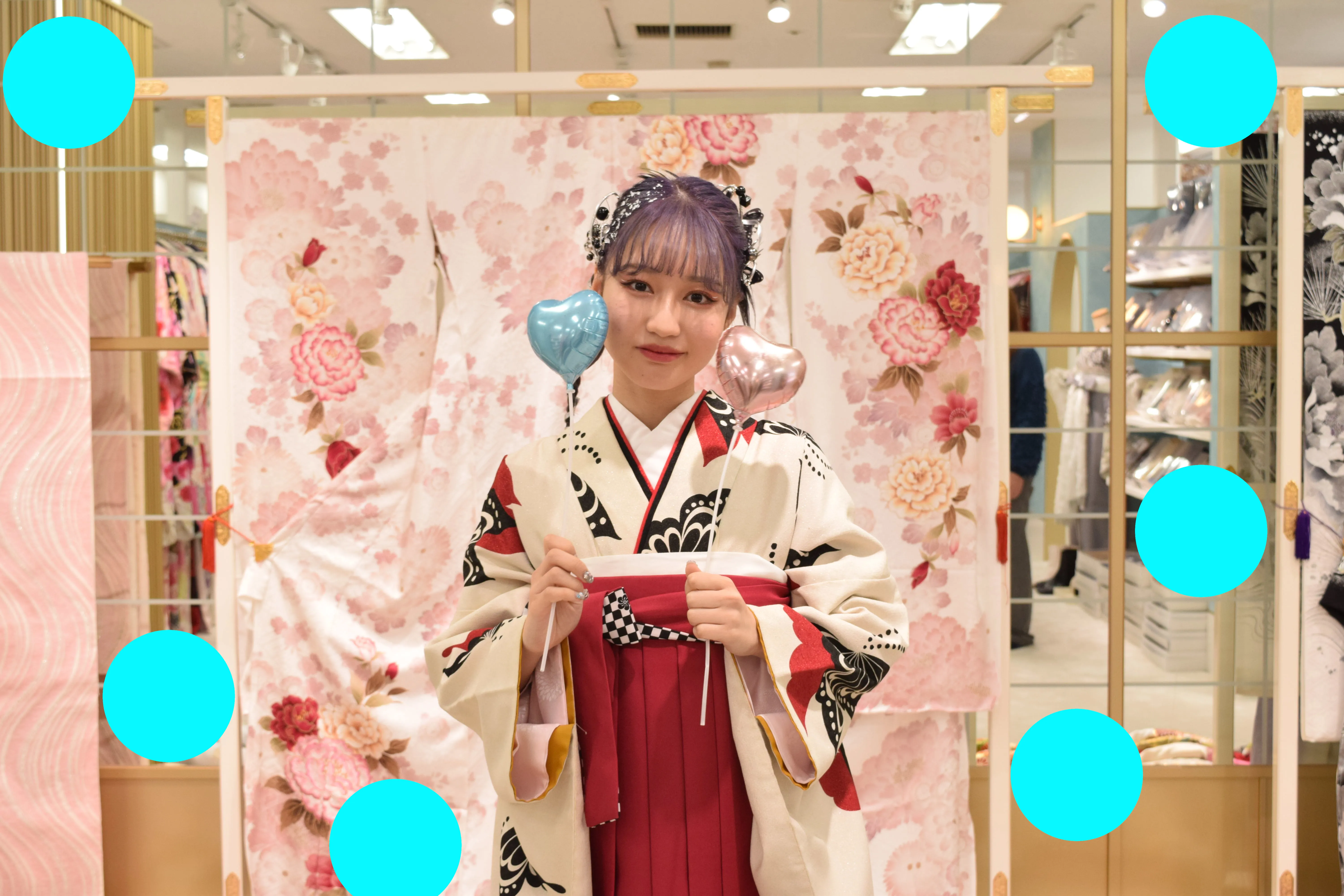 袴レンタル　卒業式　前撮り　なんば　心斎橋　かわいい　シンプル　白
