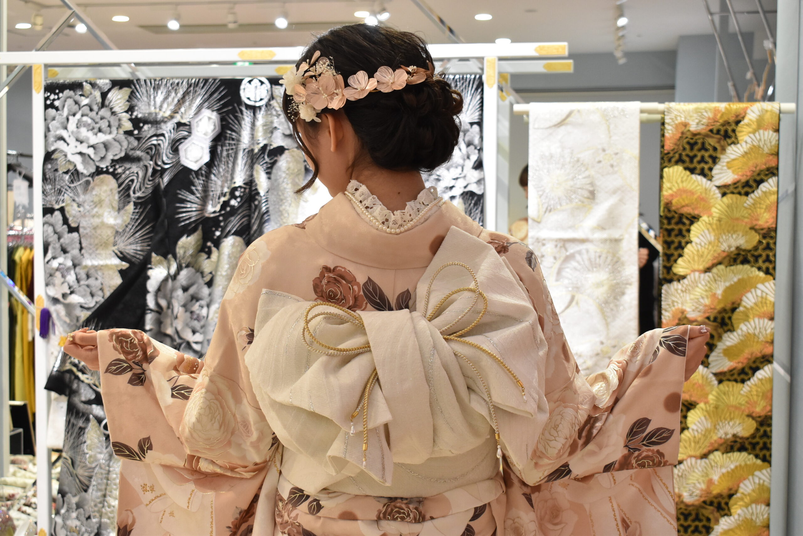 2023年　振袖　前撮り撮影会　TAKAZEN堺店　タカゼンオリジナル　ヘップバーン