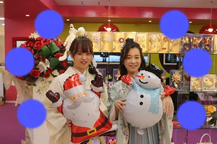 TAKAZEN神戸店　前撮り撮影会　イマドキ　カワイイ　コディネート　振袖　レンタル　袴　