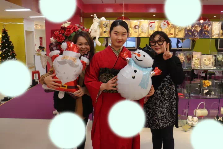 TAKAZEN神戸店　前撮り撮影会　イマドキ　カワイイ　コディネート　振袖　レンタル　袴　