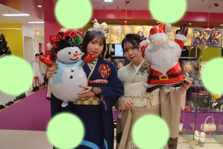TAKAZEN神戸店　前撮り撮影会　イマドキ　カワイイ　コディネート　振袖　レンタル　袴　