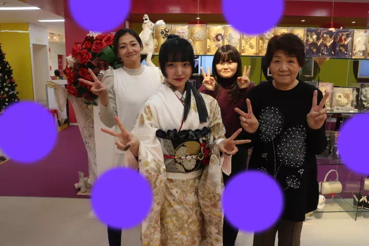 TAKAZEN神戸店　前撮り撮影会　イマドキ　カワイイ　コディネート　振袖　レンタル　袴　