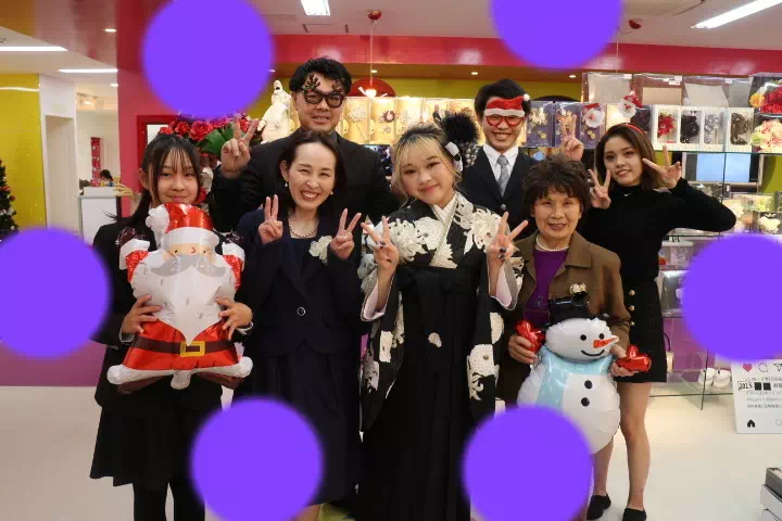 TAKAZEN神戸店　前撮り撮影会　イマドキ　カワイイ　コディネート　振袖　レンタル　袴　