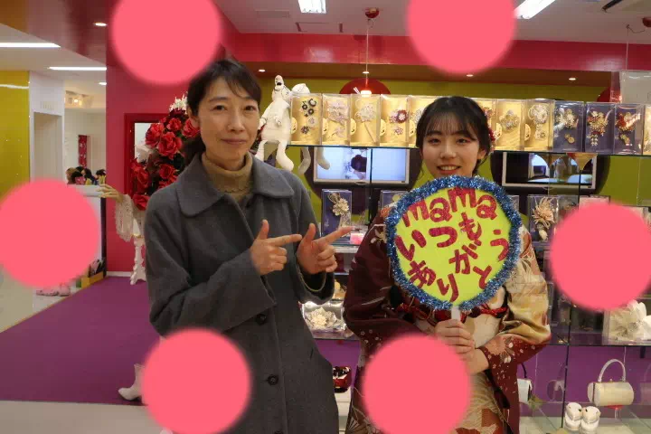 TAKAZEN神戸店　前撮り撮影会　イマドキ　カワイイ　コディネート　振袖　レンタル　袴　