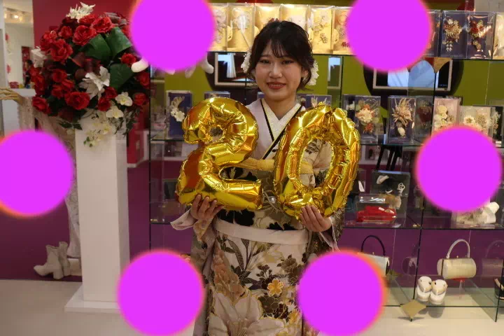 TAKAZEN神戸店　振袖　レンタル　前撮り撮影会　イマドキ　カワイイ　コディネート