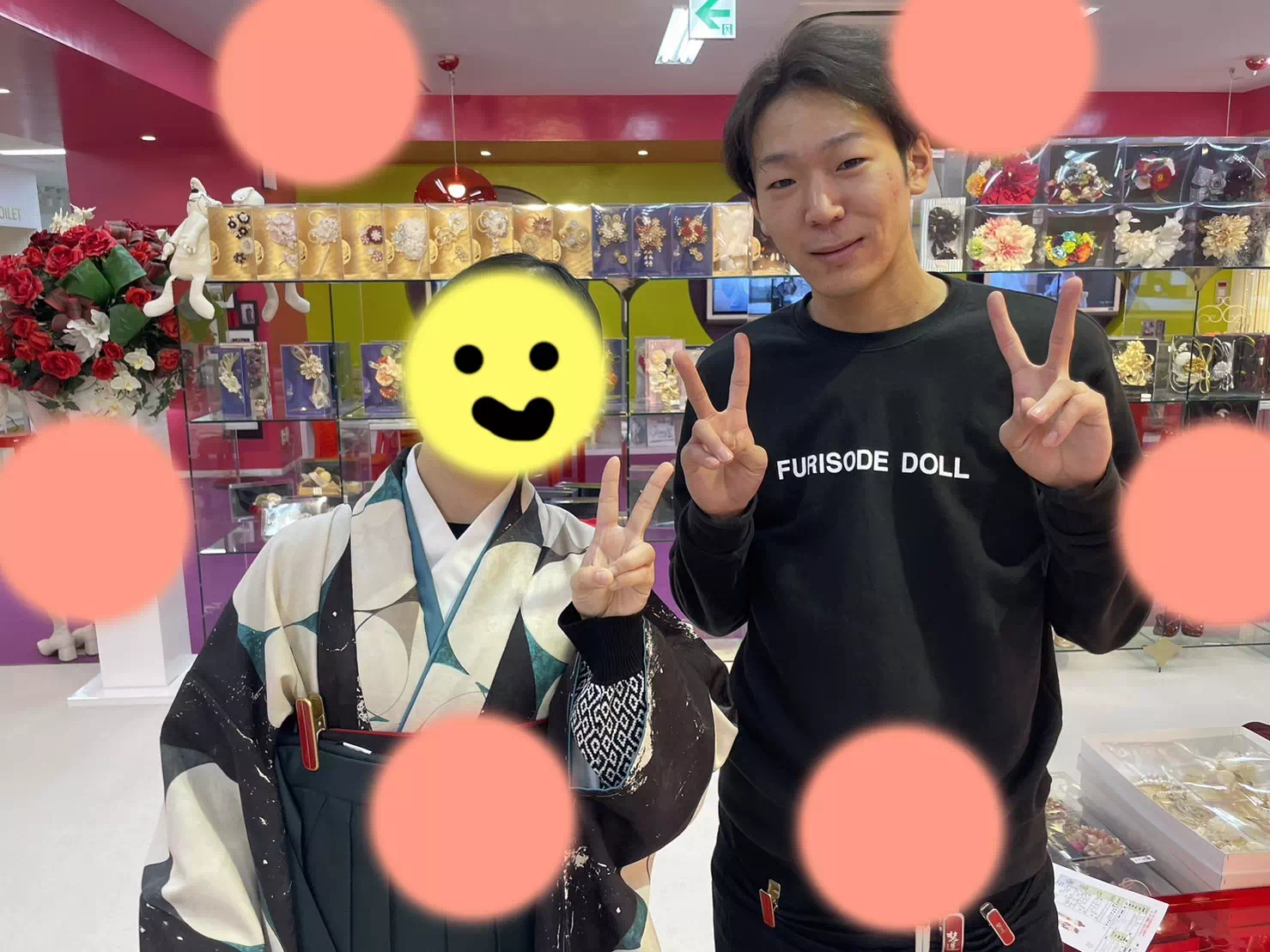 TAKAZEN神戸店　前撮り撮影会　イマドキ　カワイイ　コディネート　振袖　レンタル　袴　