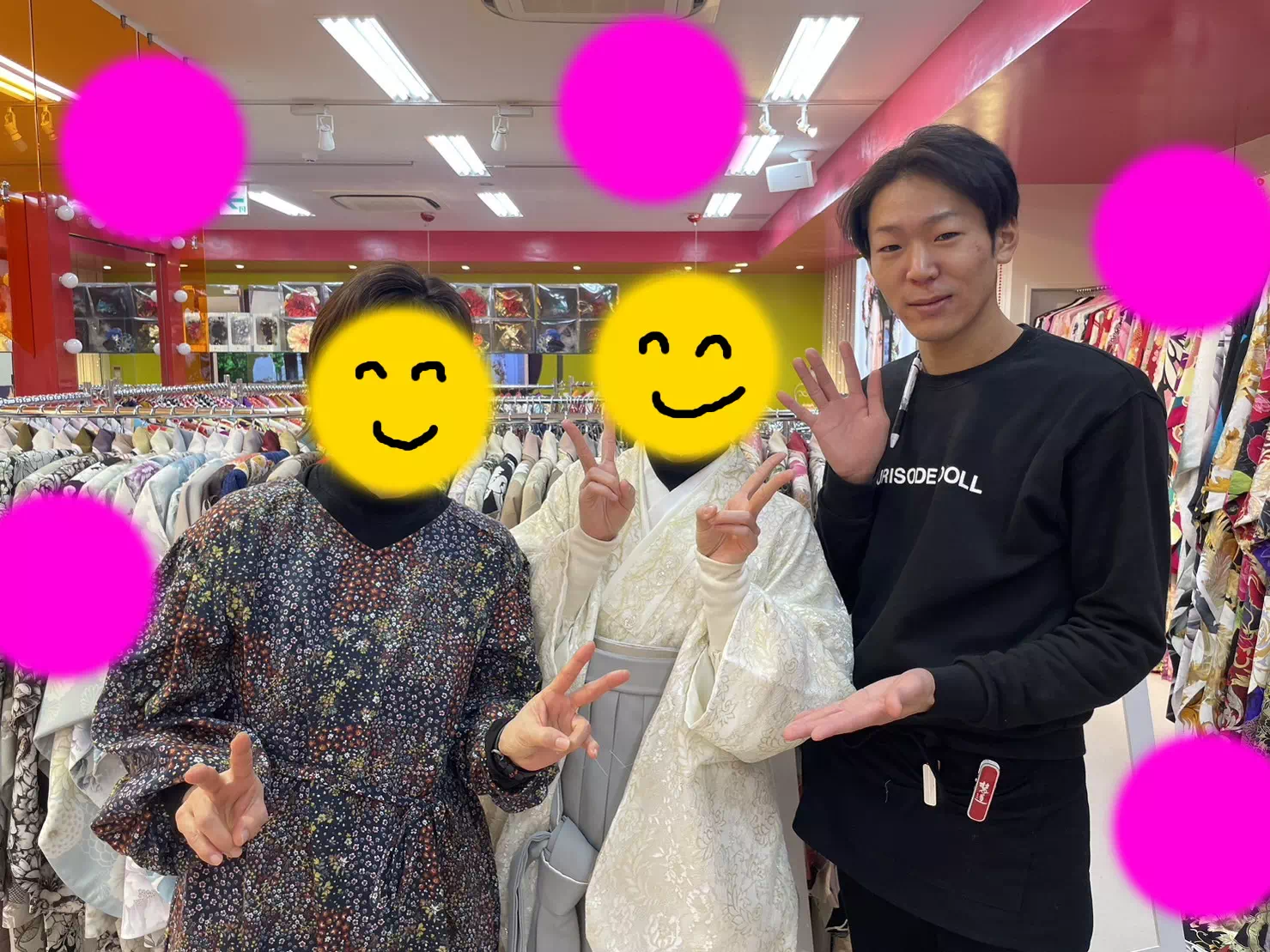 TAKAZEN神戸店　前撮り撮影会　卒業式　袴　古典　イマドキ　カワイイ　コディネート