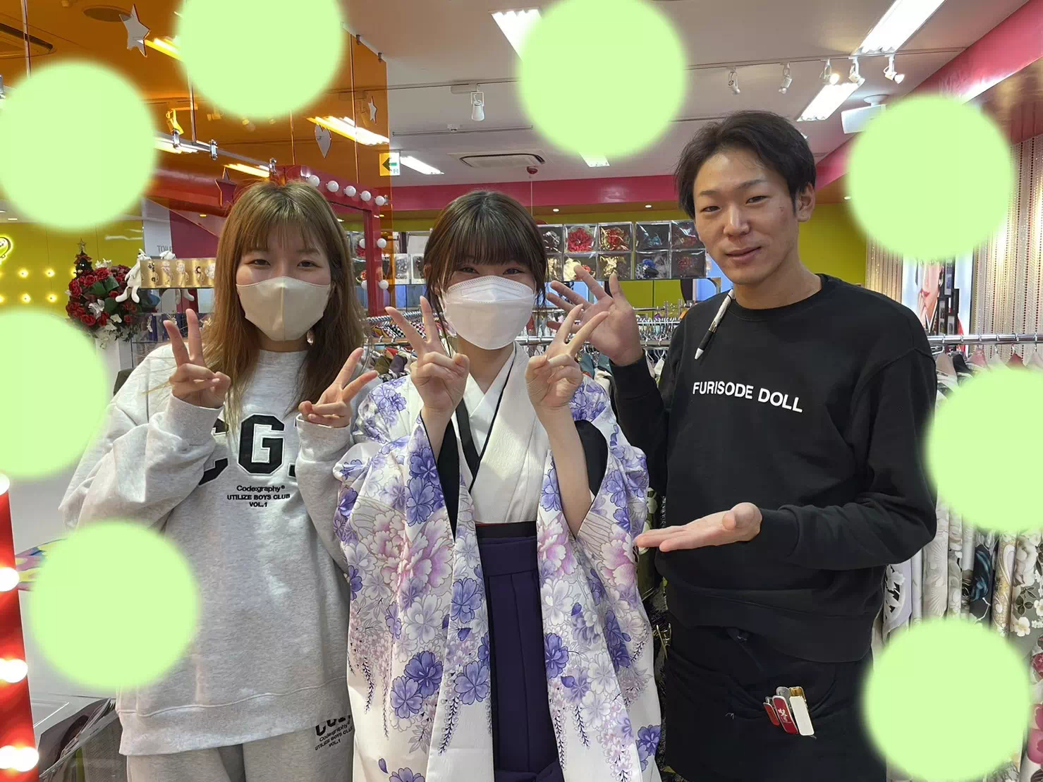 TAKAZEN神戸店　袴レンタル　卒業式　イマドキ　カワイイ　コディネート　駆け込み　間に合う