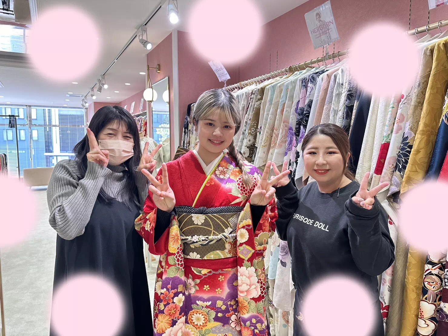 TAKAZEN姫路店　姫路市　成人式　卒業式　袴　振袖　二回目レンタル
