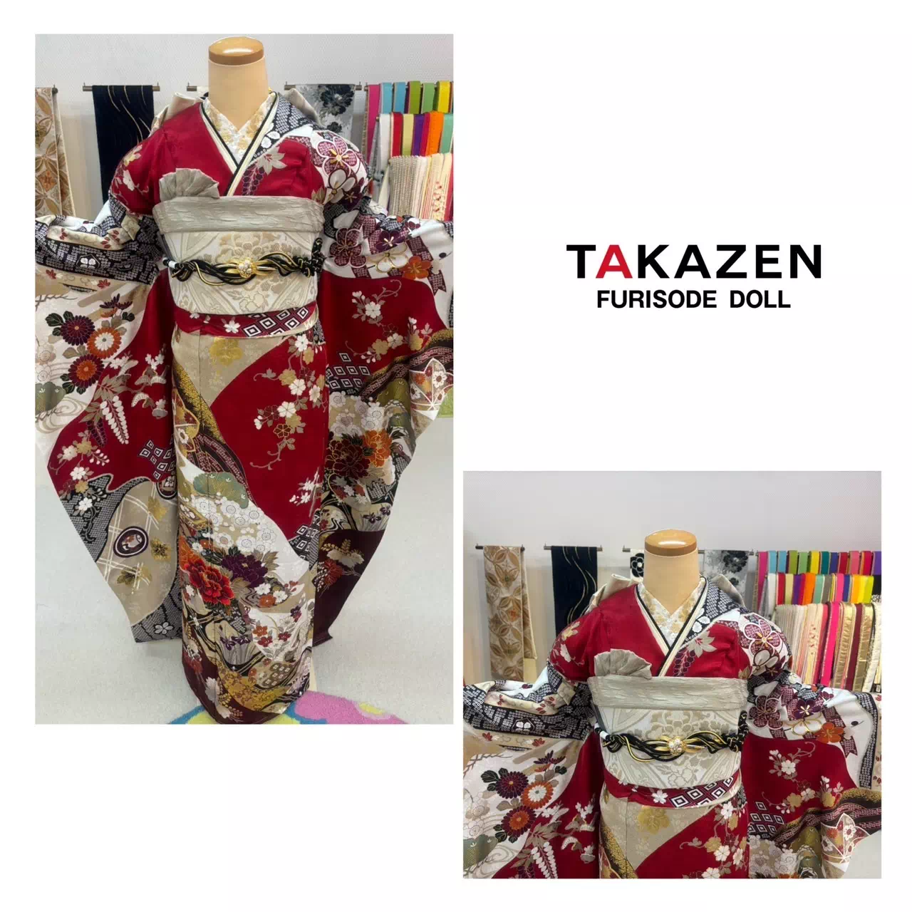 TAKAZEN神戸店　前撮り撮影会　イマドキ　カワイイ　コディネート　振袖　レンタル　袴　
