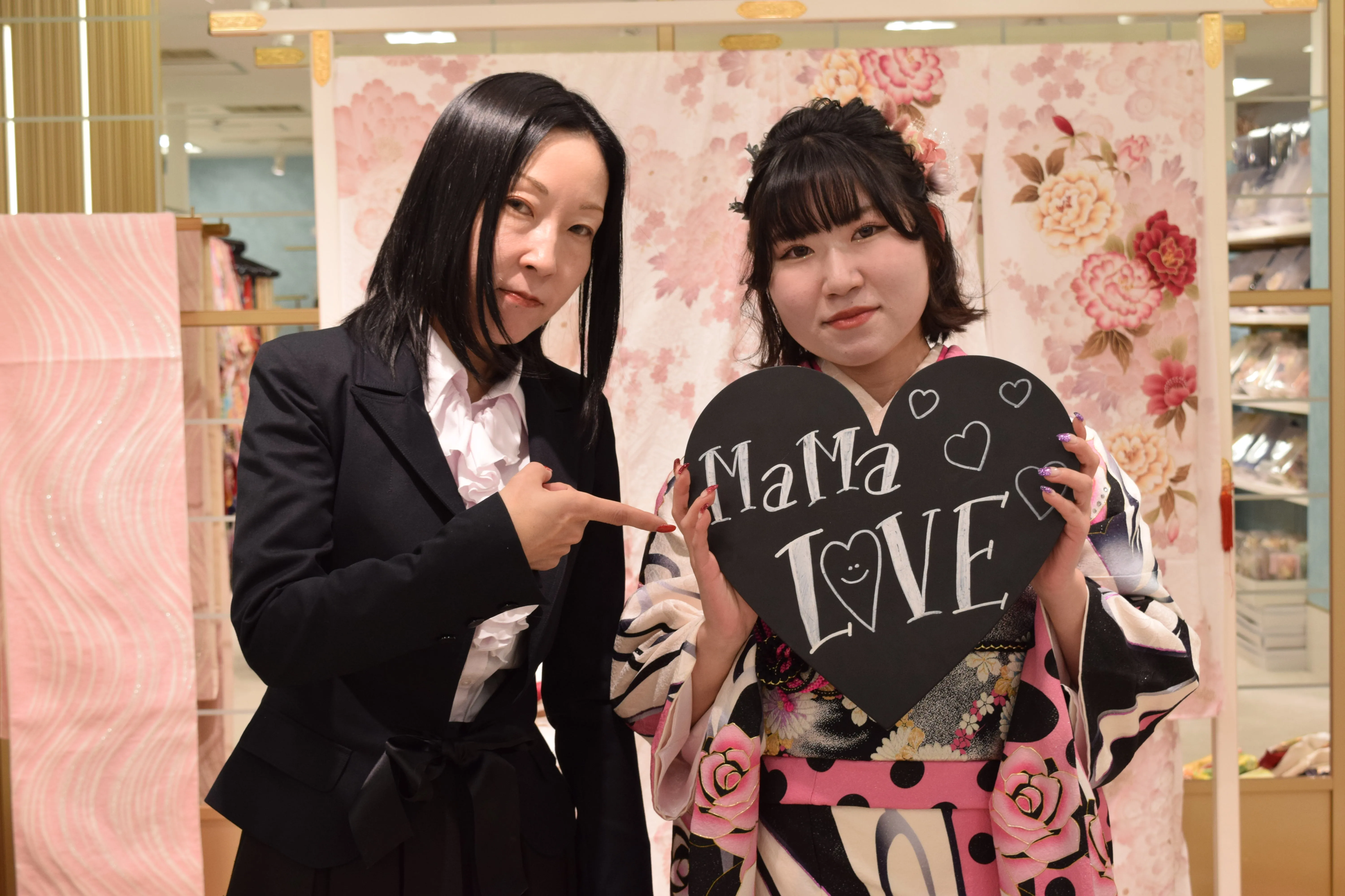 前撮り　振袖　撮影会　かわいい　ピンク