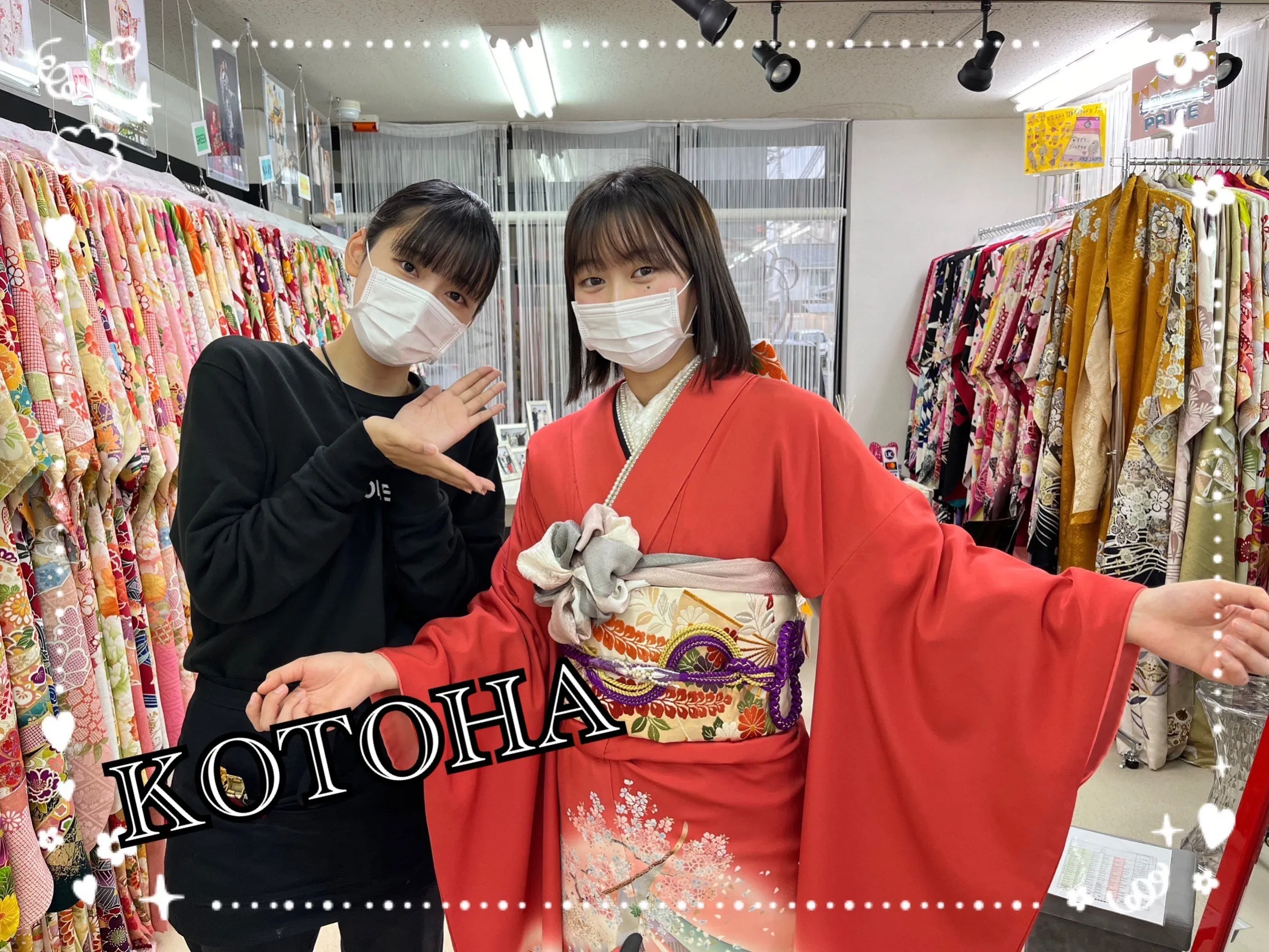 【TAKAZEN奈良店】16日　2025年成人のオシャレ古典なママ振り姫ちゃん＆2024年卒業のくすみカラーで大人っぽいオシャレな姫ちゃん♡