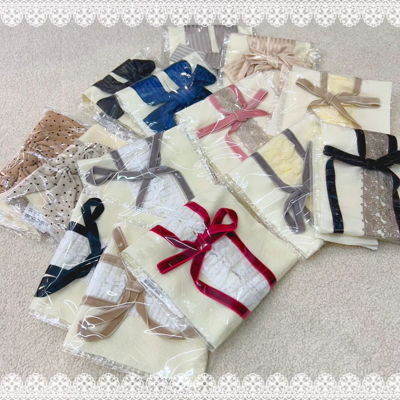 【TAKAZEN橿原店】24日♡NEW めっちゃ可愛いリボンの半衿のご紹介です♡