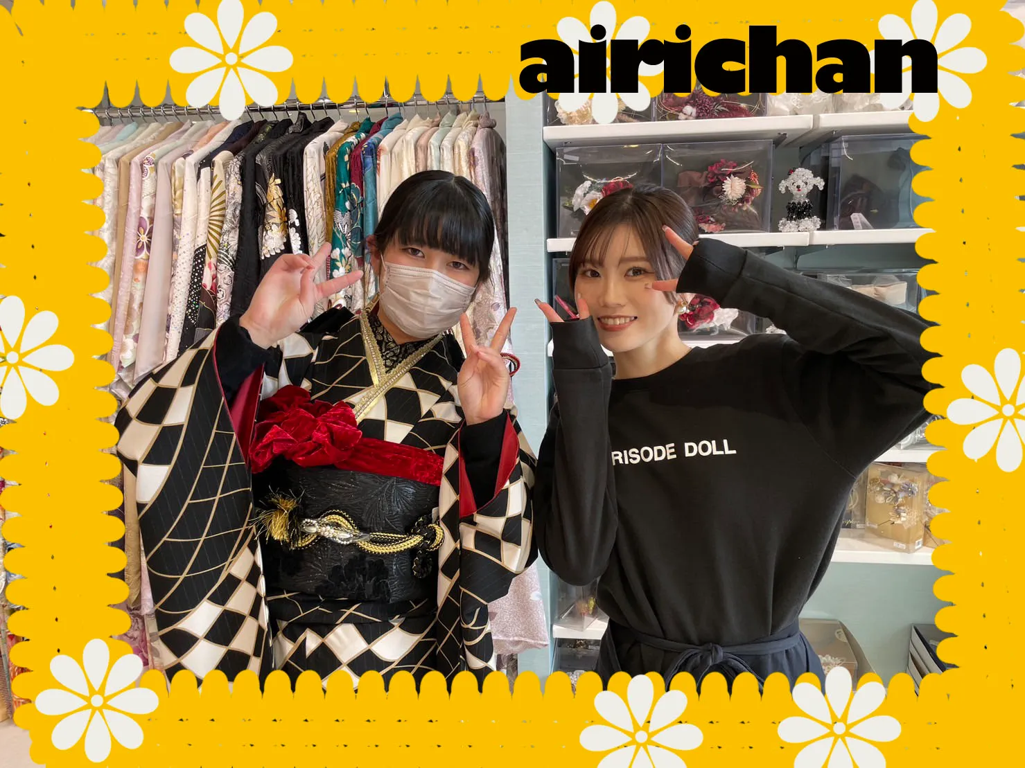 ♡【TAKAZEN堺店】18日　2024年成人！個性派オシャレな総柄レトロお振袖姫ちゃん♡