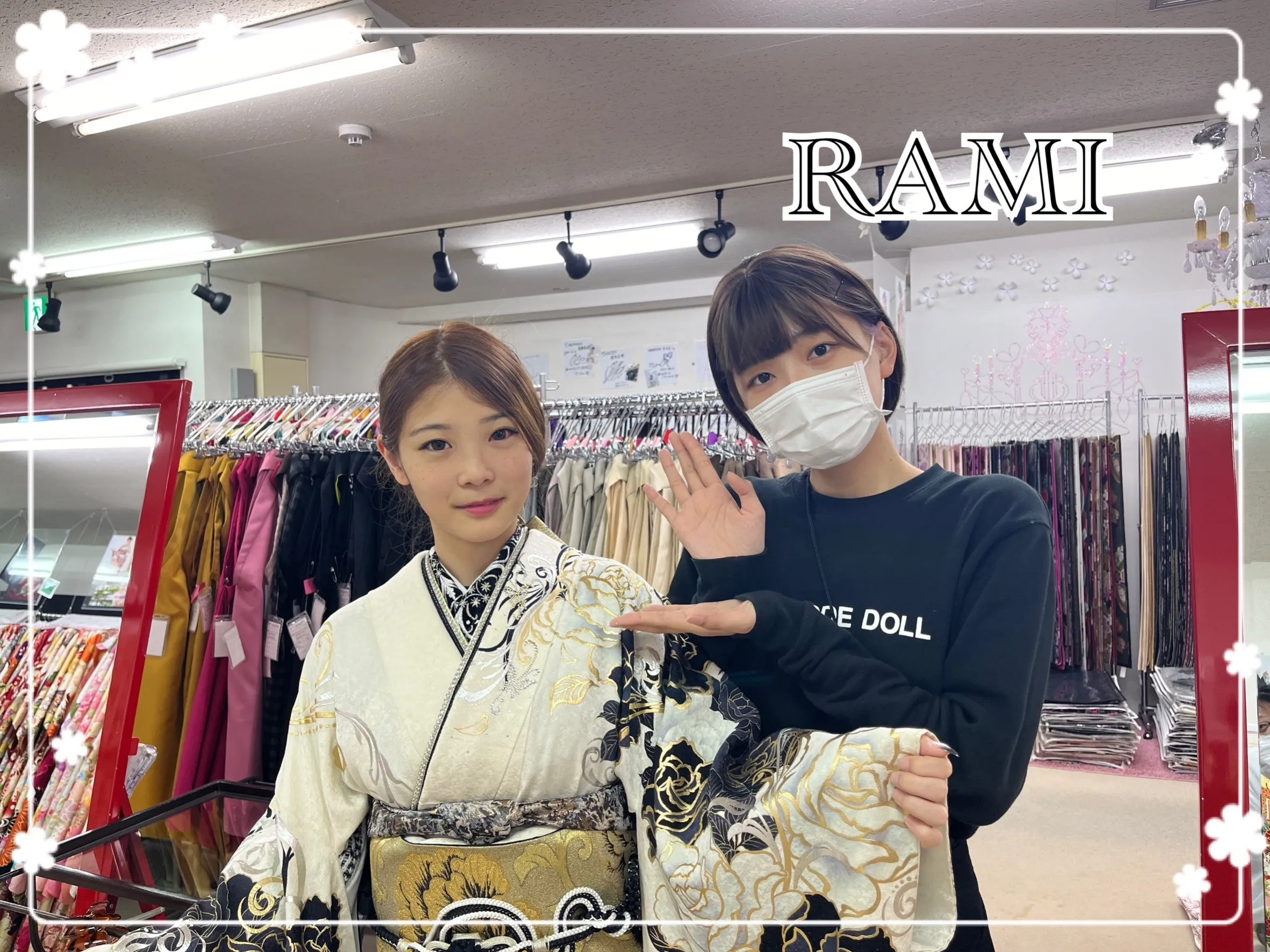 振袖　レンタル　奈良　前撮り撮影会　かわいい　モード系　おしゃれ　かっこいい